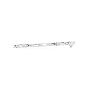 Bracelet tennis pour homme en diamants de laboratoire, or blanc massif 9K 10K 14K 18K, argent 925, diamant CVD VVS DEF, chaîne à barrettes sertie - Product Image 6