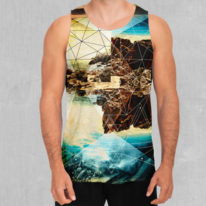 Camiseta sin mangas sublimada de alta calidad 100% poliéster para hombre, diseño personalizado, color y talla, servicio OEM. - Product Image 1