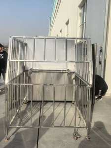 Nouveau nettoyeur haute pression commercial automatique <span class=keywords><strong>Euro</strong></span> Bin chariot à viande laveuse chariot à viande industriel Machine à laver - Product Image 3