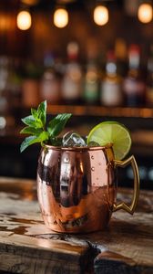 Hammered copper beverage <b>mug</b> collection silver woodland drink cups reusable cocktail <b>mugs</b> premium durable - Product Image 1