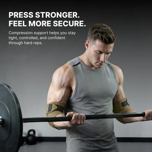 Attelles de soutien du coude en néoprène robustes pour la musculation, respirantes, réglables, unisexes, 40 pouces, pour la musculation et la gymnastique - Product Image 3