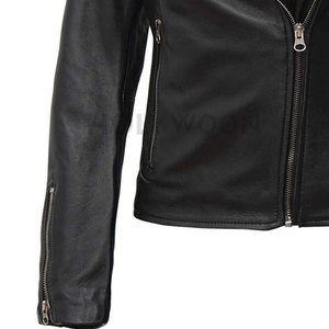 Veste en cuir tendance pour femmes, tissée, légère, imperméable, de qualité supérieure, élégante, look tendance au quotidien, personnalisable - Product Image 6
