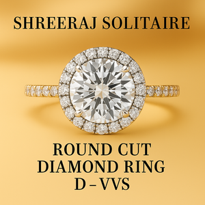 Anillo de compromiso de oro de 14 quilates con diamante cultivado en laboratorio, corte brillante redondo, certificado IGI, para bodas y fiestas. - Product Image 6