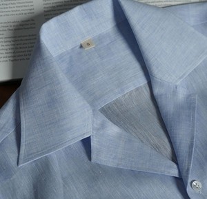 Men's Short Sleeve Cotton Poplin Casual Shirt Solid Color Turn-<b>down</b> Collar Breathable Summer Wear - Product Image 2