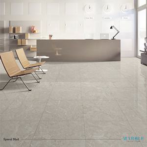 Baldosa de porcelana pulida para interiores Speral Mud, tono claro, duradera, de alta calidad, 600x600 mm. - Product Image 4