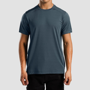 Camisetas de Manga Corta para Hombre, al por Mayor, con Logotipo Personalizado, Estilo Casual, Verano, Corte Ajustado, Secado Rápido, Ecológicas y Transpirables - Product Image 1