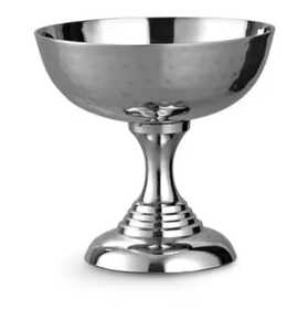 Soporte Reutilizable para Conos de Acero Inoxidable con Base de Pedestal, Tazón Ecológico para Postres, Apto para Lavavajillas, Taza para Helado y Sundae - Product Image 1