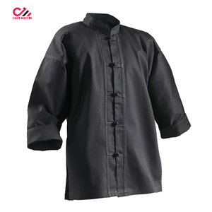 Ensembles d'uniformes de Kung Fu 100 % coton, directement de l'usine, couleurs personnalisables sur le devant, haute qualité, respirants, séchage rapide, vêtements de travail à manches longues - Product Image 4