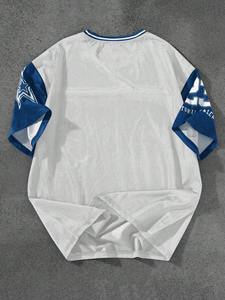 เสื้อเจอร์ซีย์แฟชั่นตาข่ายประดับเพชรทรงโอเวอร์ไซส์ คอวี สไตล์สตรีทแวร์ แนว Y2K สำหรับผู้หญิง ขายส่งเสื้อเจอร์ซีย์อเมริกันฟุตบอล - Product Image 2