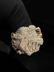 Luxury 925 sliver Filled Diamond <b>Ring</b> Men's Round Brilliant Cut Natural Diamonds Gift Jewelry Style - Product Image 2