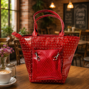 Vintage Leather <b>Handbag</b> for Women | Classic Shoulder Tote Durable Casual Travel Office Bag | Premium Quality Stylish Design - Product Image 2