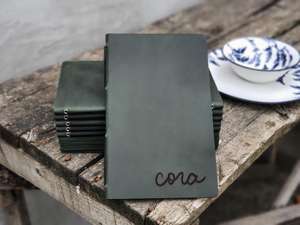 Porta Menús Profesional de Cuero Genuino para Restaurante, Cafetería, Hotel, Elegante, LMC-0088 - Product Image 4