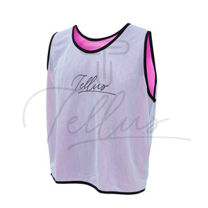 Wholesale Reversible Two-<b>Sided</b> Soccer Training Vest 100% Polyester Breathable Quick Dry Custom Team Name Men's Adult - Product Image 2