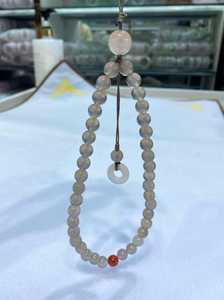 Breloque de poignet élégante, perles de pierre de qualité supérieure, design simple et luxueux, palette neutre rêveuse, chaîne de charme sophistiquée, mode unique - Product Image 2