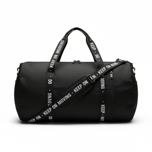 Customized Logo Luxury <b>Weekender</b> Canvas Duffle <b>Bags</b> for <b>Men</b>-Waterproof Large Capacity Sport Travel <b>Bags</b> with Polyester Lining - Product Image 6
