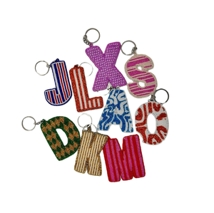 Floral Seed Beads Embroidery Classic Luxury High Quality Handmade Eco-Friendly Washable Beaded Art Deco Bag Key Charm - Product Image 2