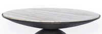 Table basse finie antique en aluminium fait à la main d'excellente qualité en métal avec dessus en marbre Table de décoration de la maison meubles de fantaisie