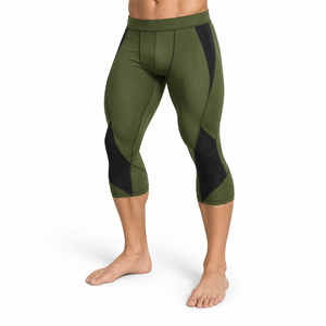 Leggings Capri para Hombre con Construcción Ligera, Flexibilidad Confiable y Soporte Cómodo para Correr y Entrenamientos - Product Image 3