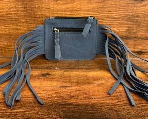 2024, superventas, Mini monedero de cuero de gamuza con puntada para botas para mujer, Mini monedero con bolsillo para dinero, cartera corta de cuero genuino para niñas - Product Image 5