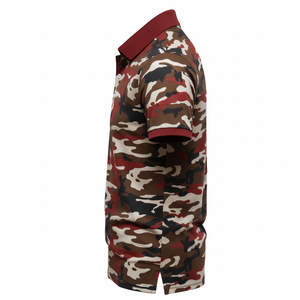 เสื้อกอล์ฟพิมพ์ลายแบบซับลิเมชั่นเต็มตัว เสื้อรักบี้ปักลายตามสั่ง น้ำหนักเบา เสื้อกอล์ฟผู้ชาย ขายส่ง - Product Image 5