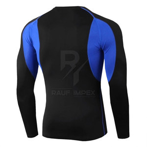 Traje de Baño Rash Guard para Hombre, Manga Larga, Secado Rápido, Protección UV, para Surf, Gimnasio, Playa, Deportes - Product Image 2
