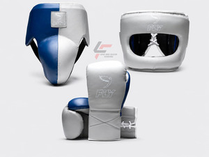 Ensemble de boxe et de sparring en cuir de vachette véritable respirant et extensible, sur mesure, à prix de gros RTS, dernier modèle. - Product Image 1
