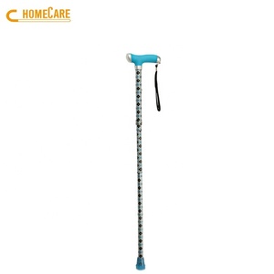Bastón de Caminar Plegable Ajustable de 5 Secciones con Punta de Goma y Mango en T Luminoso, Capacidad de 250 LBS, para Seguridad Nocturna al Aire Libre, Venta Caliente OEM - Product Image 2