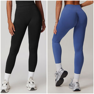 Pantalones Deportivos de Cintura Elástica para Mujer, con Bolsillos, Control de Abdomen, Elásticos en 4 Direcciones, Leggings de Yoga Sin Costuras, Precio al por Mayor - Product Image 6
