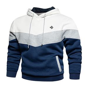 Sudadera con capucha de alta calidad, bolsillo frontal, diseño personalizado, logotipo básico, mezcla de algodón, fabricantes de ropa, sudaderas con capucha para hombres - Product Image 3