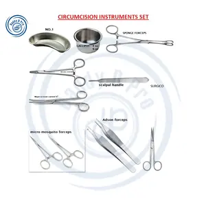 Reusable Male Circumcision Kit Medical Circumcision Pack Stainless Steel Medical Circumcision Set for Men