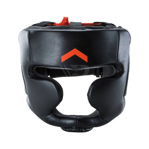 Casque de sparring professionnel rond, protège-tête personnalisé pour MMA et boxe, en cuir respirant, faible MOQ - Product Image 3
