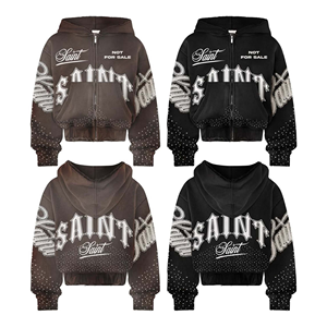 Sweat à capuche décontracté en coton 100% de haute qualité, avec logo personnalisé, pour homme, respirant, écologique, fabriqué sur commande - Product Image 5