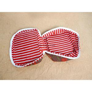 Nueva llegada al por mayor: Set de neceser de algodón puro hecho a mano con estampado de bloques para viaje, bolsa de maquillaje y neceser de tela para coser. - Product Image 5