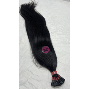 Arrow Exim I-Tip Human Hair <b>Extensions</b> Straight Indian Remy Hair <b>Micro</b>-Link 100g Single Drawn Style - Product Image 2