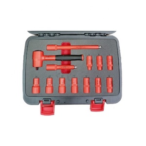 13ชิ้น1/4 "ดร. ชุดรวมซ็อกเก็ต & ประแจที่มีฉนวนสูง - Product Image 3