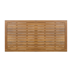 Ensemble de salle à manger Kinan en teck massif de haute qualité avec cordes tressées et coussins résistants à l'eau pour usage extérieur - Product Image 6