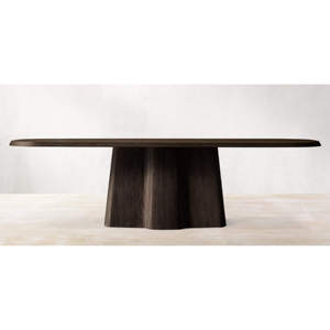 Mesa de Comedor Rectangular de Madera Maciza de Roble Daystar Trade, Extra Larga para 6 Personas, Diseño Moderno para Villa, Restaurante y Conferencias - Product Image 3