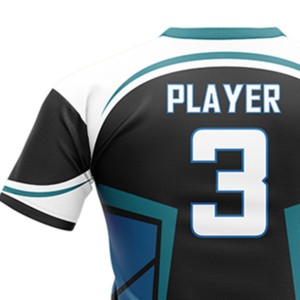 Maillot de basket personnalisé sublimé pour votre équipe, col en V, manches courtes, anti-humidité, unisexe adulte, toutes saisons, hiver - Product Image 4