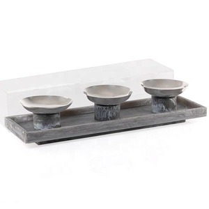 Bol à bonbons créatif en aluminium nickelé poli, écologique, pour mariage, fête, décoration de la maison - Product Image 3