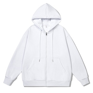 2025แจ็คเก็ตขนแกะมีซิปแบบลำลองของผู้ชายเสื้อฮู้ดถักแบบหลวมๆพร้อมปลอกหุ้มริมซี่โครงยอดนิยมสำหรับฤดูใบไม้ผลิฤดูใบไม้ร่วง - Product Image 1