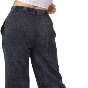 Pantalones Deportivos Acampanados Personalizados para Mujer, de Primavera, en Poliéster/Algodón, Transpirables, de Secado Rápido, Ecológicos, con Cierre de Botón - Product Image 2