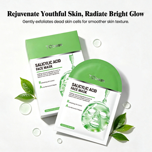 Masque facial purifiant à l'acide salicylique, exfoliant en profondeur, contrôle du sébum, resserre les pores, élimine les points noirs, réparation de l'acné, soin de la peau - Product Image 1