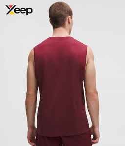 เสื้อกล้ามออกกำลังกายผู้ชาย XEEP รุ่น XC-GTT-52 คุณภาพสูง ระบายอากาศได้ดี แห้งเร็ว พิมพ์ลายแบบ Heat-Transfer ผ้าถัก 100% คอตตอน คอกลม ด้านหน้า - Product Image 3