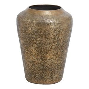 Jarrón Metálico Dorado Texturizado al por Mayor, Forma Irregular, Recipiente para Flores, para Centros de Mesa de Boda de Lujo y Eventos - Product Image 4
