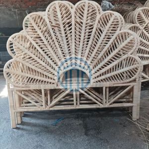 Tête de lit en rotin tressé écologique, en cannage naturel, faite à la main, style bohème, pour hôtel, mobilier de chambre à coucher, vente en gros - Product Image 5