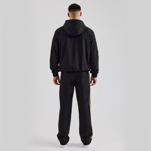 Fashion Men <b>Tracksuit</b> Windbreaker 2 Piece Set Streetwear Zipper Custom OEM Services Premium Quality Made Men Windbreaker Sets - Product Image 4