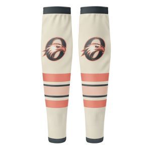 Men Neutral Pink Hockey <b>Socks</b> Polyester Athletic Sports <b>Socks</b> Long Team <b>Socks</b> Outdoor Training Uniform Performance Wear Apparel - Product Image 3