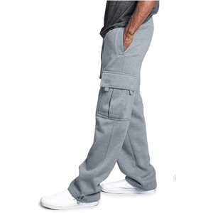 ผู้ผลิตกางเกงคาร์โก้ กางเกงคาร์โก้หลายกระเป๋าคุณภาพสูงแบบสั่งทำ กางเกงคาร์โก้ผู้ชายลายพรางทรงหลวม - Product Image 3