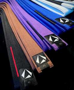 เข็มขัดบราซิลเลียนยิวยิตสู BJJ จากโรงงานโดยตรง สีตามสั่ง ทำจากผ้าฝ้าย เข็มขัดสำหรับการฝึกยิวยิตสู ขายส่ง ผลิตในปากีสถาน - Product Image 2