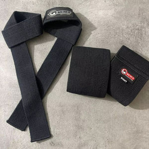 สายรัดยกน้ำหนักแบบนีโอพรีนและยางยืดสำหรับครอสเทรนนิ่ง พร้อมสายรัดข้อมือแบบรัดกระชับ ป้องกันการลื่น ปรับได้ น้ำหนักเบา - Product Image 1